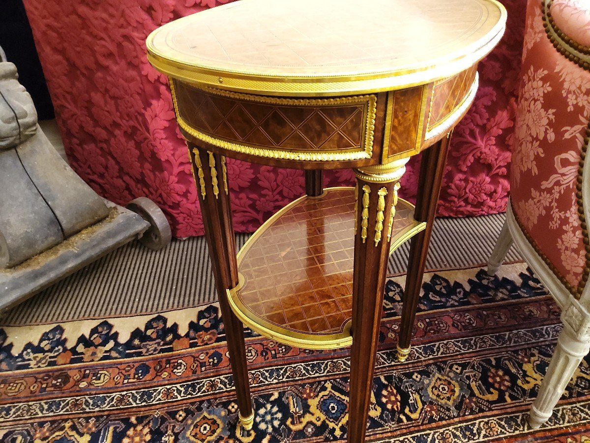 Louis XVI Style Living Room Table From Napoleon III Period-photo-3